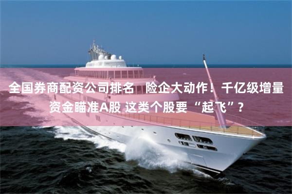 全国券商配资公司排名   险企大动作！千亿级增量资金瞄准A股 这类个股要 “起飞”？