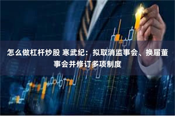 怎么做杠杆炒股 寒武纪：拟取消监事会、换届董事会并修订多项制度